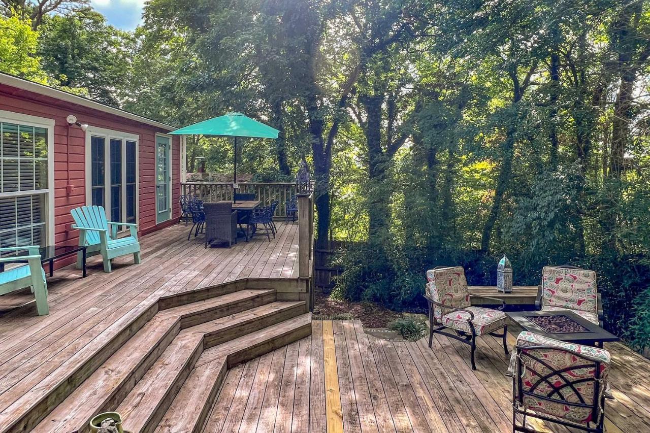 Eclectic Osage Cottage In Historic District Eureka Springs Eksteriør billede