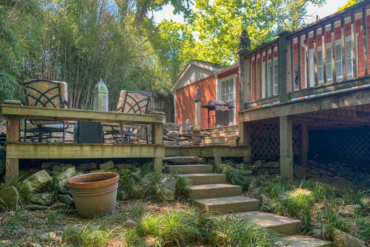 Eclectic Osage Cottage In Historic District Eureka Springs Eksteriør billede
